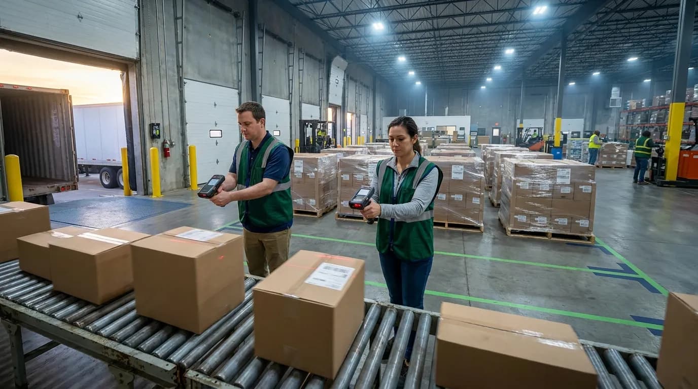 Receiving dock for fleet maintenance software, trucking fleet management software