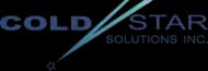 Cold Star Solutions Inc. company logo with blue text and diagonal line